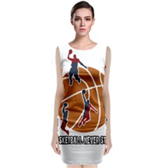 Basketball Never Stops Classic Sleeveless Midi Dress by Valentinaart