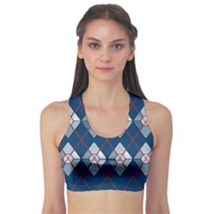 Diamonds And Lasers Argyle  Sports Bra by emilyzragz