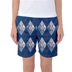 Diamonds And Lasers Argyle  Women s Basketball Shorts by emilyzragz