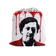 Pablo Escobar  Drawstring Pouches (extra Large) by Valentinaart