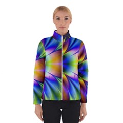 Bright Flower Fractal Star Floral Rainbow Winterwear by Mariart