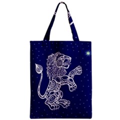 Leo Zodiac Star Zipper Classic Tote Bag by Mariart