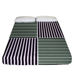 Mccollough Test Image Colour Effec Line Fitted Sheet (california King Size) by Mariart