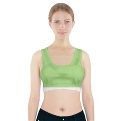 Pattern Sports Bra With Pocket by ValentinaDesign