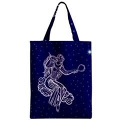 Virgo Zodiac Star Zipper Classic Tote Bag by Mariart