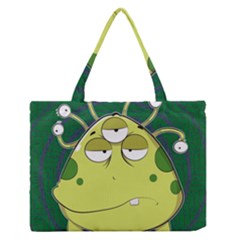 The Most Ugly Alien Ever Medium Zipper Tote Bag by Catifornia