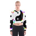 Rainbow Around Yinyang Cropped Sweatshirt View1