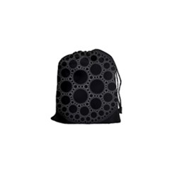 Plane Circle Round Black Hole Space Drawstring Pouches (xs)  by Mariart