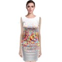 Random Sized Cube Multiple Plaid Color Rainbow Classic Sleeveless Midi Dress View1