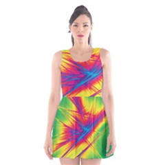 Big Bang Scoop Neck Skater Dress by ValentinaDesign