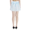 Cloud Sky Blue Decorative Symbol Pleated Mini Skirt View2