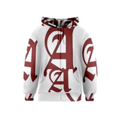 The Scarlet Letter Kids  Zipper Hoodie by Valentinaart