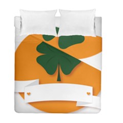 St Patricks Day Ireland Clover Duvet Cover Double Side (full/ Double Size) by Nexatart