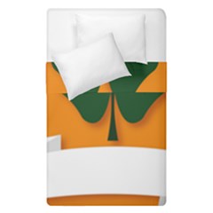 St Patricks Day Ireland Clover Duvet Cover Double Side (single Size) by Nexatart