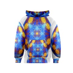 Easter Eggs Egg Blue Yellow Kids  Pullover Hoodie by Nexatart