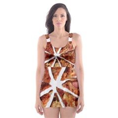 Food Fast Pizza Fast Food Skater Dress Swimsuit by Nexatart