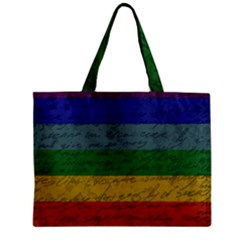 Vintage Flag - Pride Zipper Mini Tote Bag by ValentinaDesign