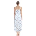 Bubble Balloon Circle Polka Blue Chiffon Maxi Dress View2