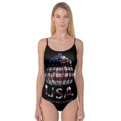 Usa Bowling  Camisole Leotard  by Valentinaart