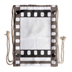 Frame Decorative Movie Cinema Drawstring Bag (large) by Nexatart