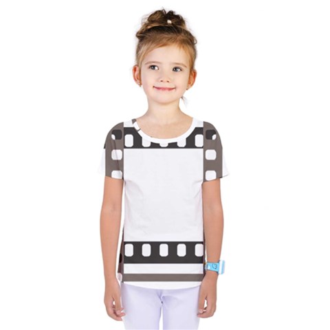 Frame Decorative Movie Cinema Kids  One Piece Tee by Nexatart