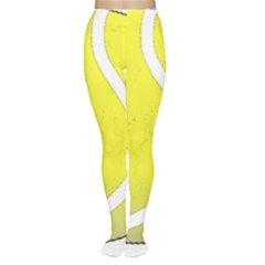 Tennis Ball Ball Sport Fitness Women s Tights by Nexatart