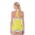 Tennis Ball Ball Sport Fitness Boyleg Halter Swimsuit  View2