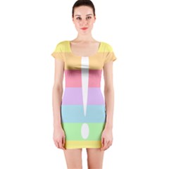 Condigender Flags Short Sleeve Bodycon Dress by Mariart