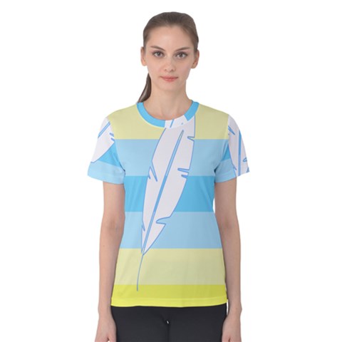 Feather Flags Women s Cotton Tee by Mariart