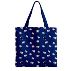 Sweet Dreams  Zipper Grocery Tote Bag by Valentinaart