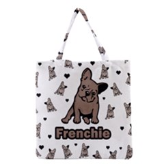 French Bulldog Grocery Tote Bag by Valentinaart