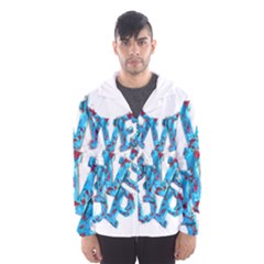 Sport Crossfit Fitness Gym Never Give Up Hooded Wind Breaker (men) by Nexatart