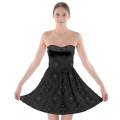 Star Black Strapless Bra Top Dress by Mariart