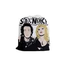 Sid And Nancy Drawstring Pouches (medium)  by Valentinaart