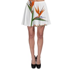 Bird Of Paradise Skater Skirt by Valentinaart