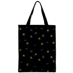 Cactus Pattern Zipper Classic Tote Bag by ValentinaDesign