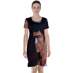 Bruce Lee Short Sleeve Nightdress by Valentinaart