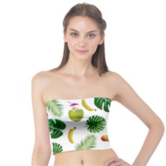 Tropical Pattern Tube Top by Valentinaart