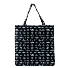 Fish Pattern Grocery Tote Bag by ValentinaDesign