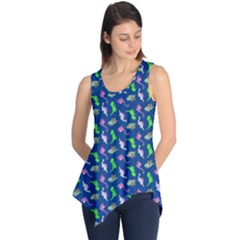 Dinosaurs Pattern Sleeveless Tunic by ValentinaDesign