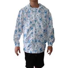 Floral Pattern Hooded Wind Breaker (kids) by ValentinaDesign