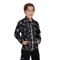 Floral Pattern Wind Breaker (kids) by ValentinaDesign