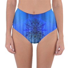 Background Christmas Star Reversible High-waist Bikini Bottoms by Nexatart