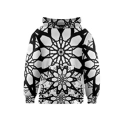 Pattern Abstract Fractal Kids  Pullover Hoodie by Nexatart