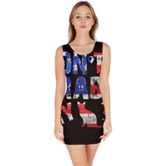 Dont Grab My Sleeveless Bodycon Dress by Valentinaart