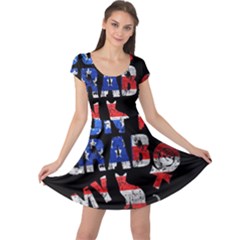 Dont Grab My Cap Sleeve Dresses by Valentinaart