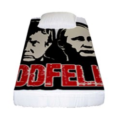 Goodfellas Putin And Trump Fitted Sheet (single Size) by Valentinaart