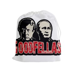 Goodfellas Putin And Trump Drawstring Pouches (extra Large) by Valentinaart