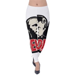 Goodfellas Putin And Trump Velvet Leggings by Valentinaart