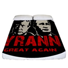 Make Tyranny Great Again Fitted Sheet (california King Size) by Valentinaart